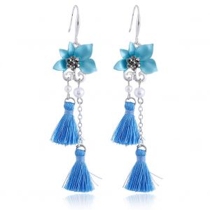 Boucles D'oreilles A Tige Tendance Pour Femmes Et Filles, Accessoires De Decoration A Pompons, Ez1232 - Neuf