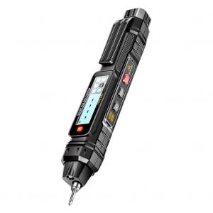Stylo multim&egrave;tre intelligent &Eacute;cran LCD r&eacute;tro&eacute;clair&eacute; Compteur multifonctionnel Tension AC / DC OHM Testeur de diode pour l'identification du fil d'incendie - Neuf