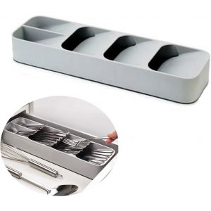 Tianyi-2 Pi&egrave;ces Organisateur De Tiroir, Range Couverts, Organisateur De Tiroir &Agrave; Couverts Compact, Pour Le Rangement Et L'organisation De La Vaisselle Dans La Salle &Agrave; Manger Et La Cuisine - Neuf
