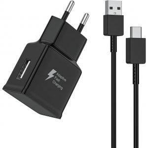 KALANKA-Adaptateur de c&acirc;ble de Charge Samsung 15 W avec Fonction de Charge Rapide, Chargeur USB-C pour Samsung Galaxy A16,A15,A55,A25,A35,A34,A05S,A54,S23,S22,S21,A52,A51,S10,S10e,S10+,c&acirc;ble C 2 m (N - Neuf