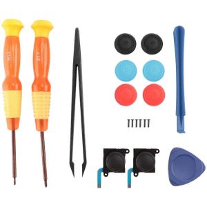 Deux Packs De Manettes De Remplacement Analogiques 3d,Manette De Commutation Droite Ensemble Complet D'outils De Réparation Ns (19 I - Neuf