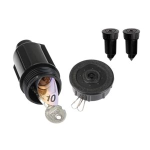 Bo&icirc;te de rangement s&eacute;curis&eacute;e avec compartiment cach&eacute; pour 2 porte-cl&eacute;s arroseurs. - Neuf