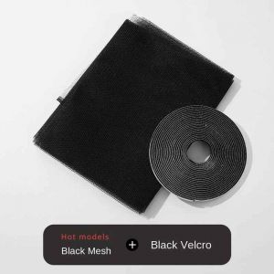 Moustiquaire Auto-Adhésive D'intérieur,Bricolage,Anti-Insectes,Rideaux,Filet De Fenêtre,Protection,Maille,Textile De Maison,Lit,Jardin - Type Black-1.3x1.5m - Neuf
