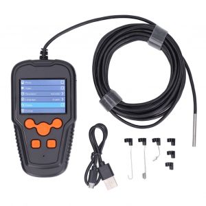 XYONG Endoscope industriel, ecran 2,4 pouces, etanche IP67, objectif 3,9 mm, camera d'inspection de pipeline haute definition 1080p - Neuf