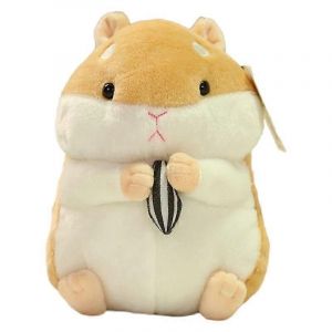 Porte-clés en peluche mignon hamster, petite souris, pendentif, poupée, cadeau pour fille-brun - Neuf