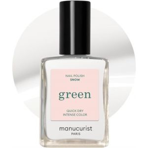 Kalanka-Green Vernis ¿¿ Ongles Blanc Snow - Vernis ¿¿ Ongles Classique 9-Free, Vegan Et Bio Sourc¿¿ - Effet Manucure Professionnelle - Vernis - Vernis Ongles - Nail Polish - 15ml - Neuf