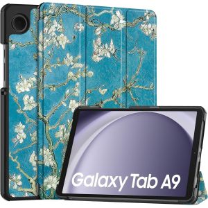Ultra-Mince &Eacute;tui Housse Pour Samsung Galaxy Tab A9 8.7 Pouces Tablette Coque Pour Samsung Tab A9 2023 Sm-X110/Sm-X115,Fleur - Neuf