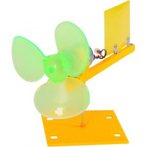KAAQL-Kits D'Éoliennes Diy,Kit De Générateur D'Éolienne Micro 0,01V-24V Petit Moteur Cc Avec Lames De Support Kits De Projets De Bricolage - Neuf
