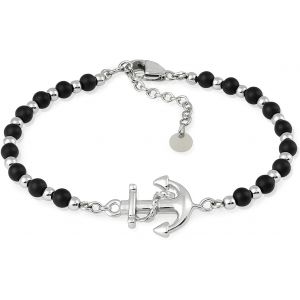 &reg; Bracelet Homme Sph&egrave;res Anges Acier Onice - Neuf