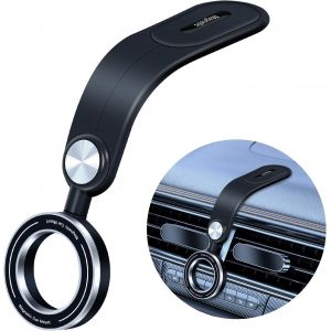 KAL-Support De T&eacute;l&eacute;phone Pour Mag-Safe Support De Voiture Magn&eacute;tique Pliable Avec Adh&eacute;sif Support De T&eacute;l&eacute;phone Magn&eacute;tique Universel Pour Voiture Mains Libres Compatible Phones Avec Anneau Mag-Safe - Neuf