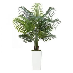 Palmier Artificiel Areca-Duoku-1,5 m-Arbre Décoratif Faux Areca pour Maison, Bureau et Espaces Extérieurs - Neuf