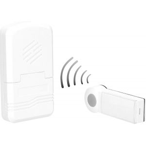 Kalanka-Sonnette Sans Fil Ext&eacute;rieur Etanche Avec Contr&ocirc;le Du Volume Et Port&eacute;e De 80m Aliment&eacute; Par Pile - Neuf