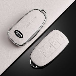 Étui pour clé de voiture en TPU,à la mode,pour Chery Omoda C5 5 fx 7 Tiggo 8 PLUS 8 Pro 7 Pro Arrizo 5 PLUS 2021 2022 2023,accessoires automobiles - Type F-white - Neuf