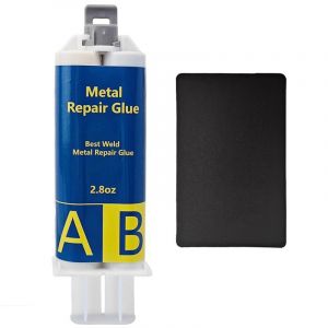 Colle métallique extra forte 80 g Résistante à la chaleur Convient pour la réparation des fissures et des éruptions de surface dans le métal,l'acier inoxydable,le plastique,le bois,la - Neuf
