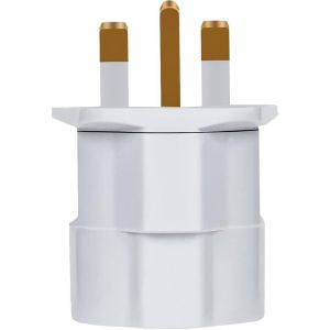 ERYI-Adaptateur De Prise Anglaise Vers Schuko 13 A, Convertisseur De Courant Pour Appareils Électriques En Europe, Idéal Pour Les Voyages Et L'Utilisation Domestique. - Neuf