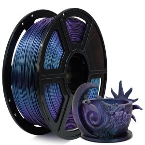 ChenQuanSarl-Chameleon Hs Pla D&eacute;grad&eacute; De Couleur Burnt Titanium & Violet N&eacute;buleon, Impression Rapide 500 Mm/S, Filament De Changement De Couleur Pla 1,75 Mm, Change De Couleur En Fonction De La - Neuf