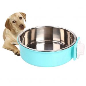 Cage Pour Chien De Bol En Acier Inoxydable Amovible De La Pendaison De La Nourriture Et Des Bols D'eau Pour Les Petits Chiens, Les Chats, Les Lapins Et Les Oiseaux - Neuf