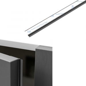 5m Joint D'armoire Autoadh&eacute;sif Bande D'&eacute;tanch&eacute;it&eacute; Porte De Placard Caoutchouc Anti-Poussi&egrave;re Garde-Robe Joint Penderie Ruban D'&eacute;tanch&eacute;it&eacute; Armoire De Salle De Bain Contre Poussi&egrave;re,Insectes,Noir - Neuf