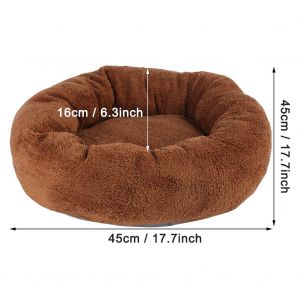 Hjlian Coussin Chaud Pour Chien Et Chat, Niche Pour Chiot, Niche Pour Chat, Coussin, Cafe Clair, Taille M - Neuf