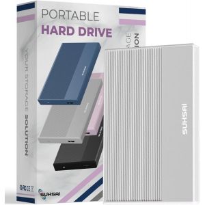 SJZG-Disque Dur Externe 120 Go Hdd De Sauvegarde De Données U2013 Extension De Mémoire 2,5"" Disque Dur Portable Usb 3.0 Compatible Avec Mac, Ordinateur De Bureau, Pc, Ps4, Ps5, Console De Jeu (Argen - Neuf