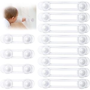 Bebe,Bloque Porte Placard Fen&ecirc;tre 4k Securite B&eacute;b&eacute;,S&eacute;curit&eacute; Serrures Enfant Pour Postuler &Agrave; Tiroirs,Fridge,Protection S&eacute; Curite Domestique (4 Short + 8 Long Pi&egrave;ces) - Neuf