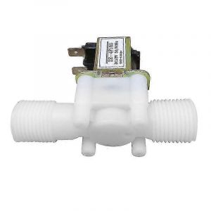 12V 1/2 pouce électrovanne électrique en plastique magnétique eau air normalement fermé SZRH A-F - Neuf
