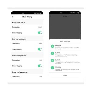 63A Tuya WiFi MCB Disjoncteur Surintensit&eacute; Protection Protection Mesure De Puissance Sans Fil Re - Neuf