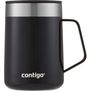 Mevronisshop-Streeterville Desk Mug, Gobelet &Agrave; Caf&eacute; Isotherme Avec Poign&eacute;e Acier Inoxydable,Gobelet Coffee To Go Av. Couvercle,Maintient Caf&eacute; Et Th&eacute; Chauds Pdt 5 Heures Max,Id&eacute;al Pr Bureau Et Maison - Neuf