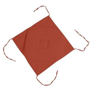 Coussin Galette De Chaise 4 Rabats Terracotta 40x40cm - Neuf