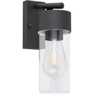 Ulteronixshop-Applique Murale Exterieur,Moderne E27 Base Lampe Murale,Ip44 Etanche Luminaire Exterieur,Gris Fonc&eacute; Eclairage Exterieur Pour Porte Couloir Salon Chambre - Neuf
