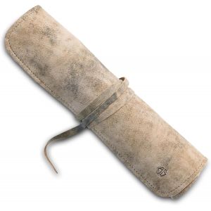 CHECARZHN--NO1-Noah Sac À Couteaux De Chef - Grand Sac En Cuir De Qualité Supérieure - Sac De Cuisine (Beige Antique) - Neuf