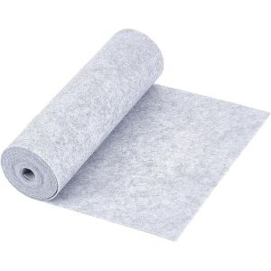 Rouleau De Feutre Gris Clair De 3 M Tissu En Feutre Non Tiss&eacute; De 24cm De Large Tissu En Feutre Artisanal Pour Patchwork Couture D&eacute;coration Bricolage &Eacute;paisseur De 1mm - Neuf