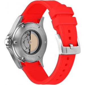 Kal-Class 18mm 20mm 21mm 22mm 24mm Bracelet De Montre En Caoutchouc Noble Incurvé Bracelet De Montre Pour Homme Femme Noir Bleu Marron Rouge Vert Blanc Gris Orange - Neuf