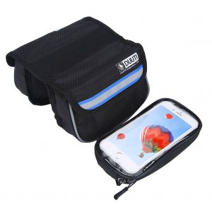 Duuti Bike Fornt Tube Sacoche Etanche Pour Ecran Tactile De Velo (Bleu) - Neuf