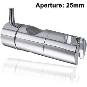 Support de douchette &agrave; main universel de 25 mm,support de douche support de douche r&eacute;glable,support de douche rotatif &agrave; 360 degr&eacute;s Support de douchette de douche,support de douche pour toboggan (1 - Neuf