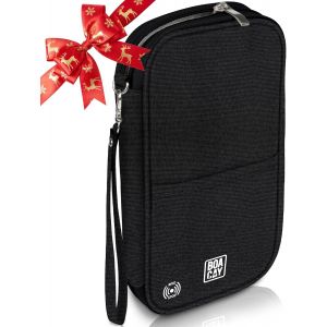TRAHOO-Pochette Passeport Familial avec RFID, Portefeuille et &Eacute;tui de Voyage, Femme, Homme - Neuf