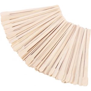 Lot De 200 B&acirc;tonnets De Cire En Bois, Spatules En Bois, Petites Spatules &Agrave; Cire, Spatules En Bois Pour Appliquer La Cire, La Cr&egrave;me Et La P&acirc;te &Agrave; Sucre Pour L'&eacute;pilation Et La Fabrication - Neuf