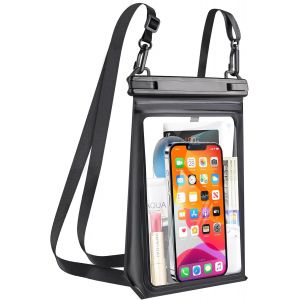 KALANKA-Pochette &Eacute;tanche Smartphone, Grande Capacit&eacute; IPX8 Pochette &Eacute;tanche T&eacute;l&eacute;phone Sac &Eacute;tanche pour iPhone 14 Pro Max 13 Pro 12 11 XS XR X 8, Samsung S23 S22 S21 S20, Huawei Xiaomi Jusqu'&agrave; 7.0 - Neuf
