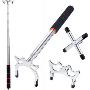 Pont De Queue De Billard Rétractable Avec Tête De Pont Amovible En 3 Parties, Accessoire Pour Table De Billard - Neuf