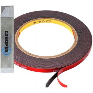 ChenQuanSarl-3M Ruban Adhésif À Double Face Extra Fort, Étanche 3M Vhb 5952 (6,35Mm X 3M), 3M Ruban De Montage, Idéal Pour Les Bandes Lumineuses À Led, U Intérieur, Extérieur, Noir - Neuf