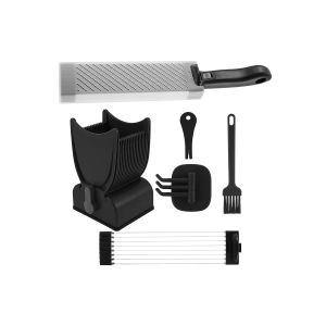 Trancheuse &agrave; viande manuelle avec lame en acier inoxydable pour b?uf, porc, mouton et plats mijot&eacute;s - Neuf