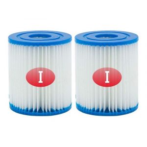 Cartouche filtrante de piscine de type I de remplacement pour Bestway 58093 - Lot de 2 - Neuf