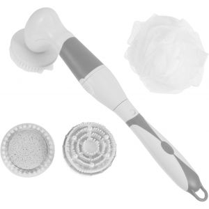 Sjzg-Brosse De &Eacute;lectrique &Eacute;tanche &Agrave; Long Manche Brosse De Bain &Eacute;lectrique Pour Dos Nettoyeur Corporel Abs Suspension Soin Apaisant Pour Peau Et Muscles Couleur Couleur Al&eacute;atoire - Neuf