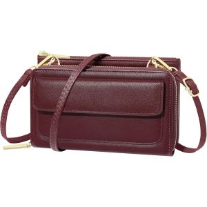 RFCBC-Petit sac à bandoulière pour femme - Porte-monnaie - Mini sac à bandoulière avec fentes pour cartes - Neuf