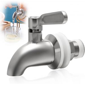 Robinet Distributeur Boisson Remplacement, Robinet pour Fontaine à Eau en Acier Inoxydable, Robinets Fontaine a Punch pour la Maison et la Fête - Neuf