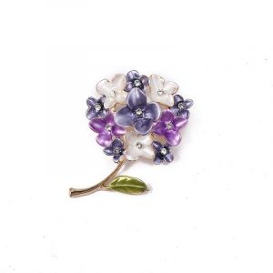 Broche Fleur Strass, Broche Fleur Glycine, Fleur Violette, &Eacute;l&eacute;gant Corsage, Broche Vintage En Cristal Strass, Bricolage, D&eacute;coration De Mariage, Banquet, F&ecirc;te, Bureau, Bijoux, Cadeau - Neuf