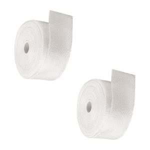 Lot de 2 rouleaux de ruban adh&eacute;sif tiss&eacute; en fibre de verre-5 cm x 30 m-Pour travaux de r&eacute;paration et de mastic - Neuf