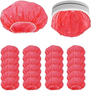 Lot De 50 Housses De D&eacute;tecteur De Fum&eacute;e Rouges Pour Petit D&eacute;tecteur De Fum&eacute;e Et De Poussi&egrave;re &iquest; Housses R&eacute;utilisables En Plastique Extensible &Eacute;lastique &Eacute;pais Pour La Maison,La Cuisine,La - Neuf