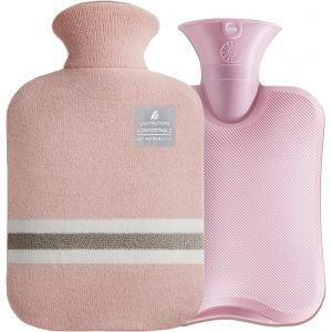 hot water bag hot water bottle 2000ML heating and refrozen hot cold compress with classic stripes for pain relief hot cold therapy.[I25] - Neuf