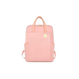 Sac &agrave; dos pour ordinateur portable 13,3 pouces avec plusieurs compartiments - Rose - Neuf